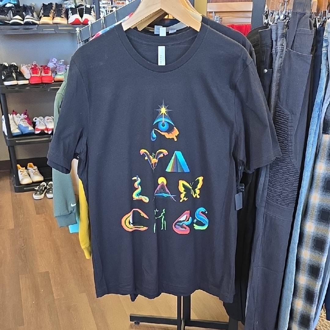 Bella Canvas Black Tee With Colorful Graphic Bella Canvas Black Tee With Colorful Graphic